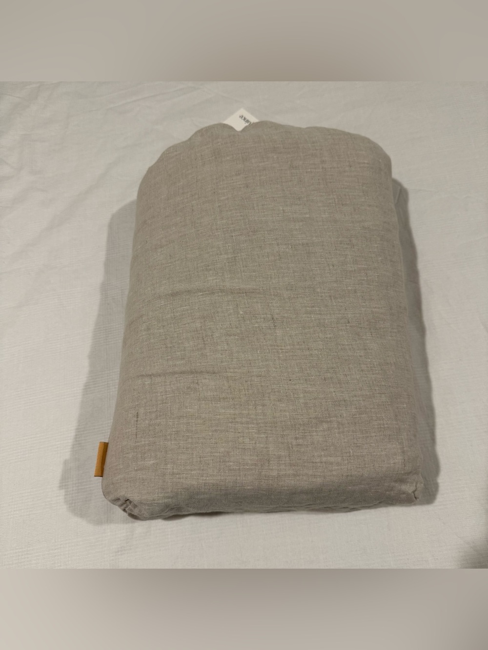 New Quince European Linen Duvet Cover Set King/CalKing - Natural Chambray $214 - Picture 8 of 10